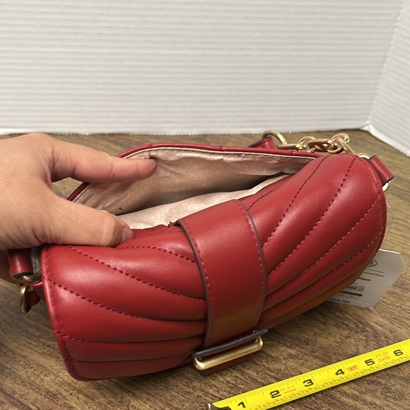 NWT Time and Tru Women's Camber Crossbody Handbag Red - Picture 13 of 15